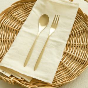 놋향 방짜유기 티스푼티포크 세트