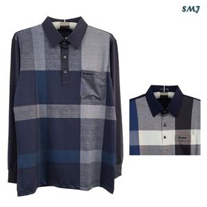 SMJ1247 잔피엘 남자 긴팔 카라티 중년 남성 긴팔티 봄 가을