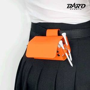 [바로골프]2구 가죽 볼주머니 자석볼파우치 BA-0803