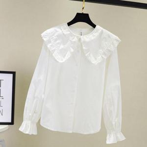 [다미주니어]레이스케이프카라bl 어린이 여아 초등학생 합창 블라우스 입학식 졸업식 사진 화이트 셔츠