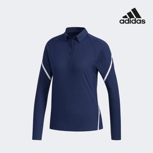 아디다스골프 여성 모션 긴팔 폴로 네이비 ED1632