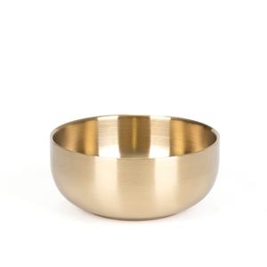 키친아트 금상첨화 티타늄코팅 스텐레스 이중 국대접 13.3cm 국그릇