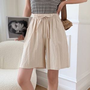 [제라카] 린넨 밴딩 반바지 시원한 여름 5부 바지 MDP005