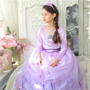 [도담도담]엘사 퍼플 드레스 겨울왕국2   아동 여아 유아 어린이