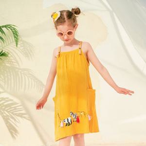 [미니도우]미니도우 정글 원피스 슬리브리스