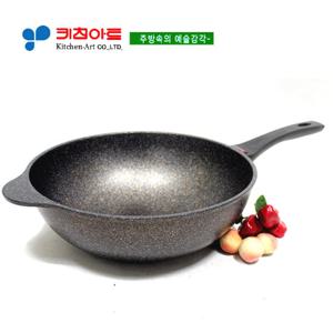 키친아트 은나노(마블코팅)열센서 궁중팬32CM