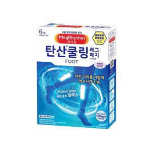 메구리즘 멕리듬 레그 패치 탄산 쿨링 6매입