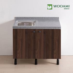 우아미가구 싱크대 1000 인조대리석 개수대 11colors 완제품