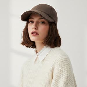 비키 양털 뽀글이 볼캡 겨울 방한모자 캡모자