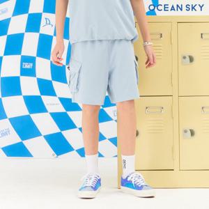 [오션스카이]남아 쿨링 코튼 포켓 반바지-CCJB2512E0D