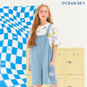 [오션스카이]여아 아웃 포켓 오버롤 팬츠-CBJG6157D0D