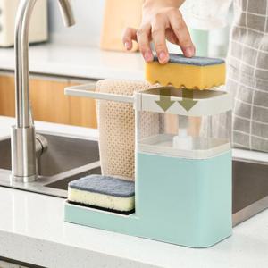 펌프 주방세제통 수세미통 싱크대 수건걸이 행주걸이