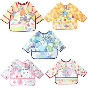 [조이멀티]코끼리동물원 아동 긴팔 포켓 방수턱받이5종 510043