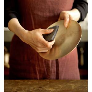 [놋담]유기그릇 전용 수세미 2P