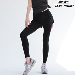 [제인코트(스포츠)]8.2부 반바지 레깅스 DNA2904-BK