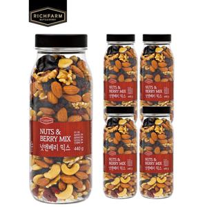[리치팜너트][리치팜너트] 넛엔베리믹스넛440g 5통