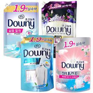 다우니 초고농축 섬유유연제 리필 실내건조 1.35L 드럼일반 1개