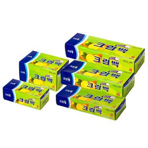 크린랩 크린백 미니 17x25 100매 일회용비닐 위생팩