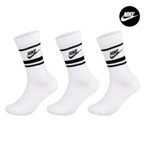나이키 에브리데이 에센셜 크루 삭스 장목 양말 3팩 세트 DX5089-103