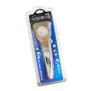 욕실용품 롯데 사각 절수헤드 크롬 1P 56x204 수도 수전 싱크대