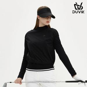 듀빅 여성 투웨이 하이브리드 긴팔티셔츠 DD4WTS181BK