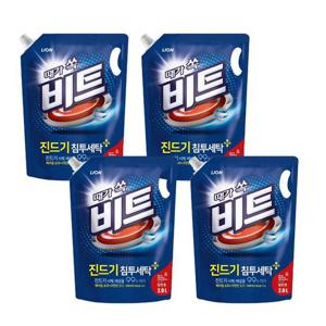 [비트] [비트] 진드기 침투세탁(일반용) 액체세제 리필 2L x 4개