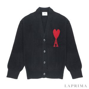 라프리마 아미 빅 하트 로고 울 가디건 BFUKC006-018-009