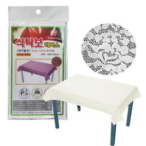 하니 방수 레이스 일회용 식탁보 1매