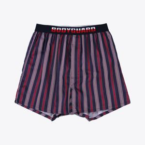 [보디가드]레드컬러 매치 스트라이프 패턴 남성 아웃밴드트렁크 BGMTZ562