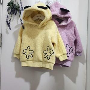 아가방 갤러리 sh06 미키 솜사탕 후드 티셔츠 01P051002