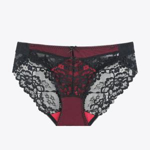 [섹시쿠키]크리스마스 리본 디테일 레드 레이스 팬티 SCWPZB02
