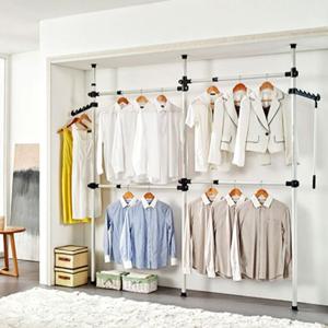 upgrade 4단 행거 38mm 고정식 스탠드행거 다용도수납