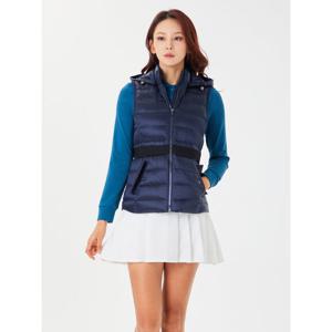 [볼빅어패럴] 여성 골프 벨트 포인트 다운 베스트 VLDWN903_NA