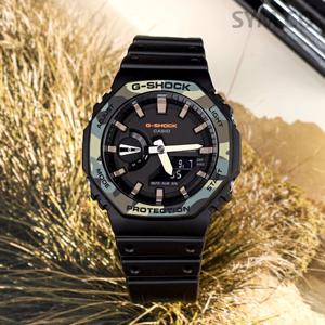 지샥 GA-2100SU-1A 지얄오크 아나디지 방수 카무플라주 남자 우