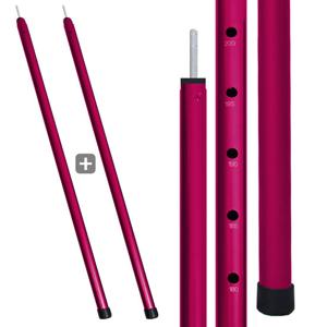 땡처리 국내산 알루미늄 길이조절 타프폴대 33파이 2200 2개 SET