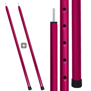 땡처리 국내산 알루미늄 길이조절 타프폴대 28파이 2100 2개 SET