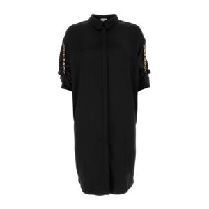 로에베 새틴 원피스 S359Y09XDB BLACK