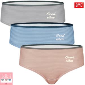BYC큐티한스트라이프순면미디여삼각팬티3매입WCP2134