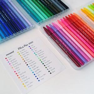 모나미 프러스펜 3000 48색 세트 플러스펜 수성펜