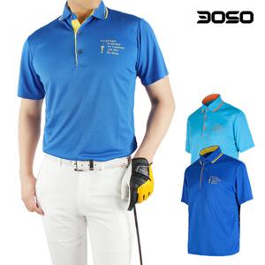 [삼공오공 시즌오프]골프웨어 남성 여름 래터링 반팔 골프 티셔