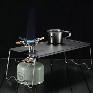 캠핑문 a63캠핑문 솔로키친 윈드마스터 차열테이블 SK-127-BK