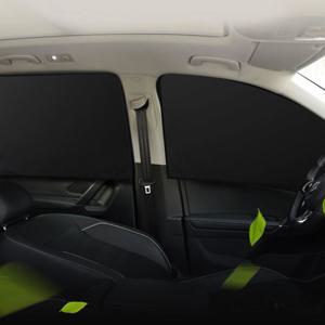 빛샐틈없는 차량용 암막 자석커튼 2p 햇빛가리개 앞유리 뒷유리