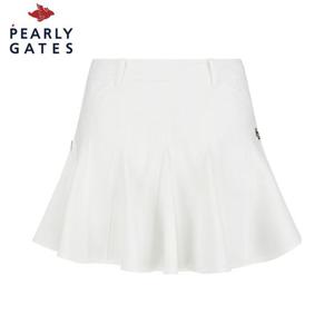 파리게이츠 [최예지프로 착용]여성 로고 자수 플라운스 큐롯 스커트