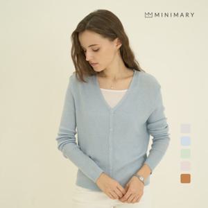 [미니마리][패플특가]  골지컬러가디건 (MM41CD07)