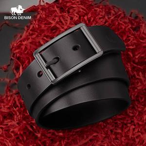 [바이슨데님]소가죽 버클 정장 캐쥬얼 버클 허리띠 N71810