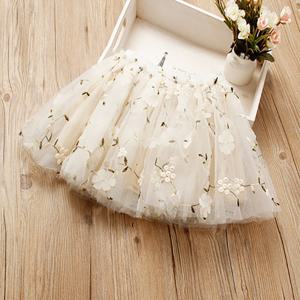 [베이비맥스] 플라워 자수 미니 샤 스커트 R5533