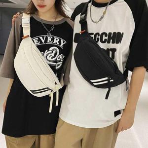 [라일리] Rly 남여공용 투라인 포인트 커플아이템 힙색 보조가방