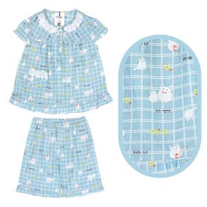 아기여름상하복 고양이 캐릭터 주니어잠옷 여름내의 어린이파자