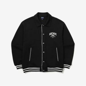 [휠라] 정상* 139,000원 면혼방 그래픽 스타디움 자켓(FS2FTG1102X_BLK)