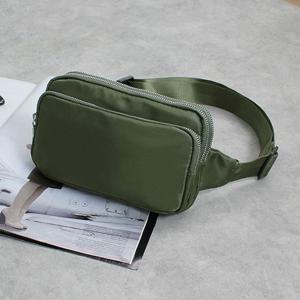우먼 캐주얼 힙색 슬링백 슬림 웨이스트백 -그린